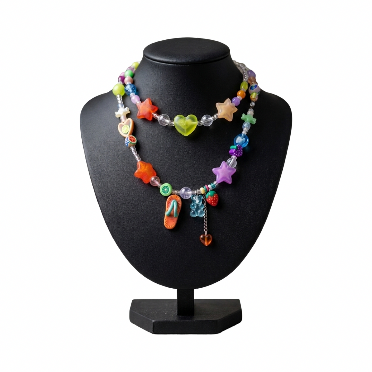 Collana doppia Miss Spiaggia Colorata