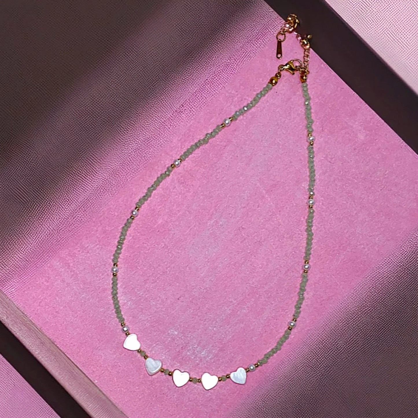 Collana Miss Cuoricini di Madreperla