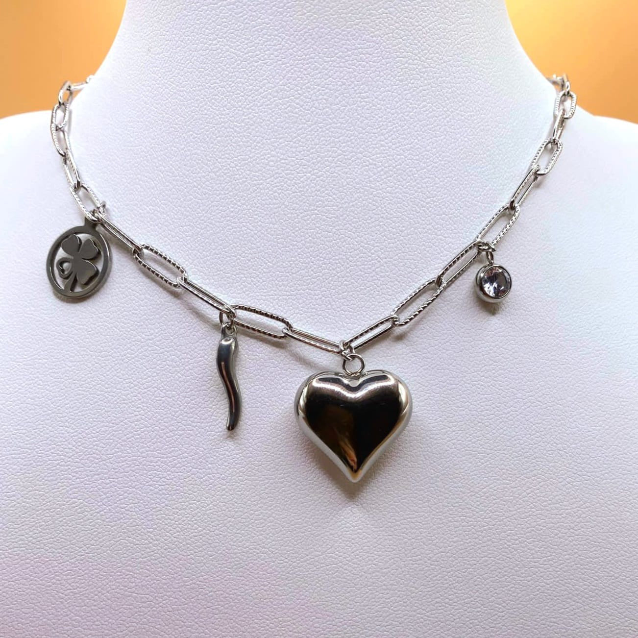 Collana Miss Ciondolo Acciaio