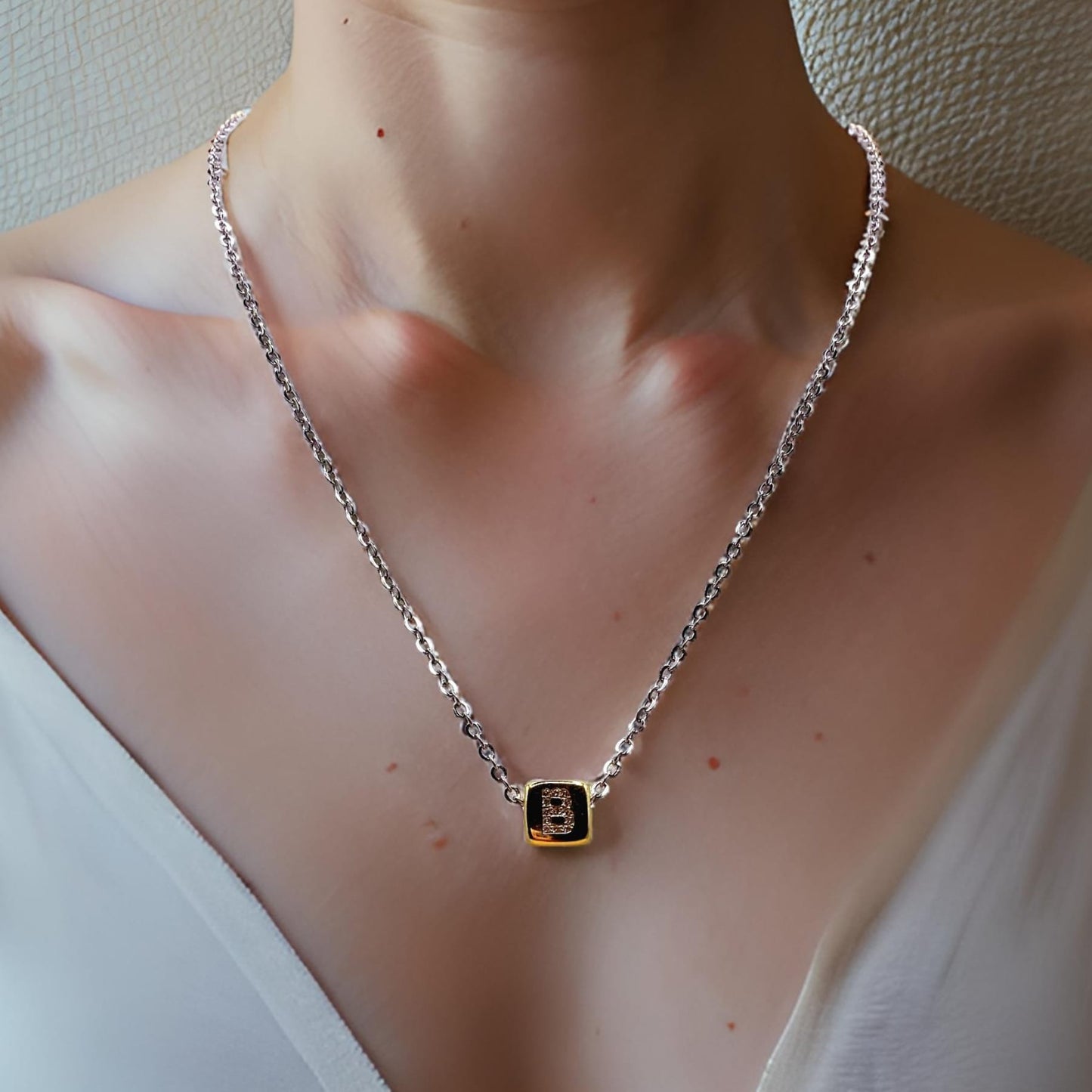 Collana Miss Lettera Bicolor