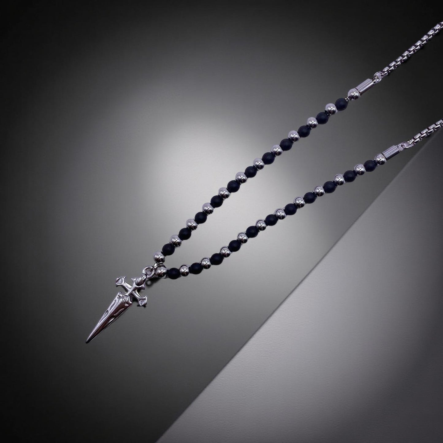 Collana Uomo Spada Black