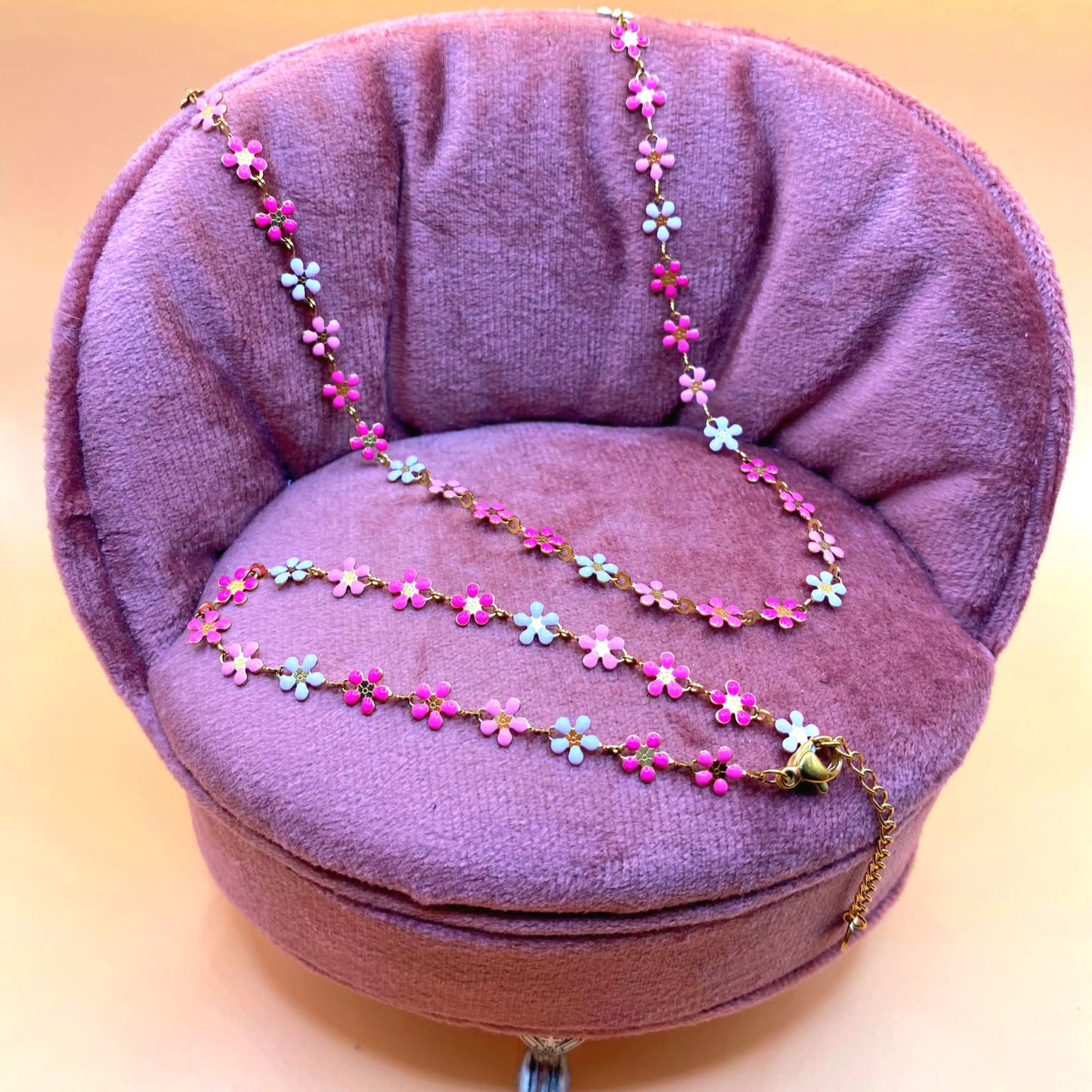 Set Miss Pink Flowers