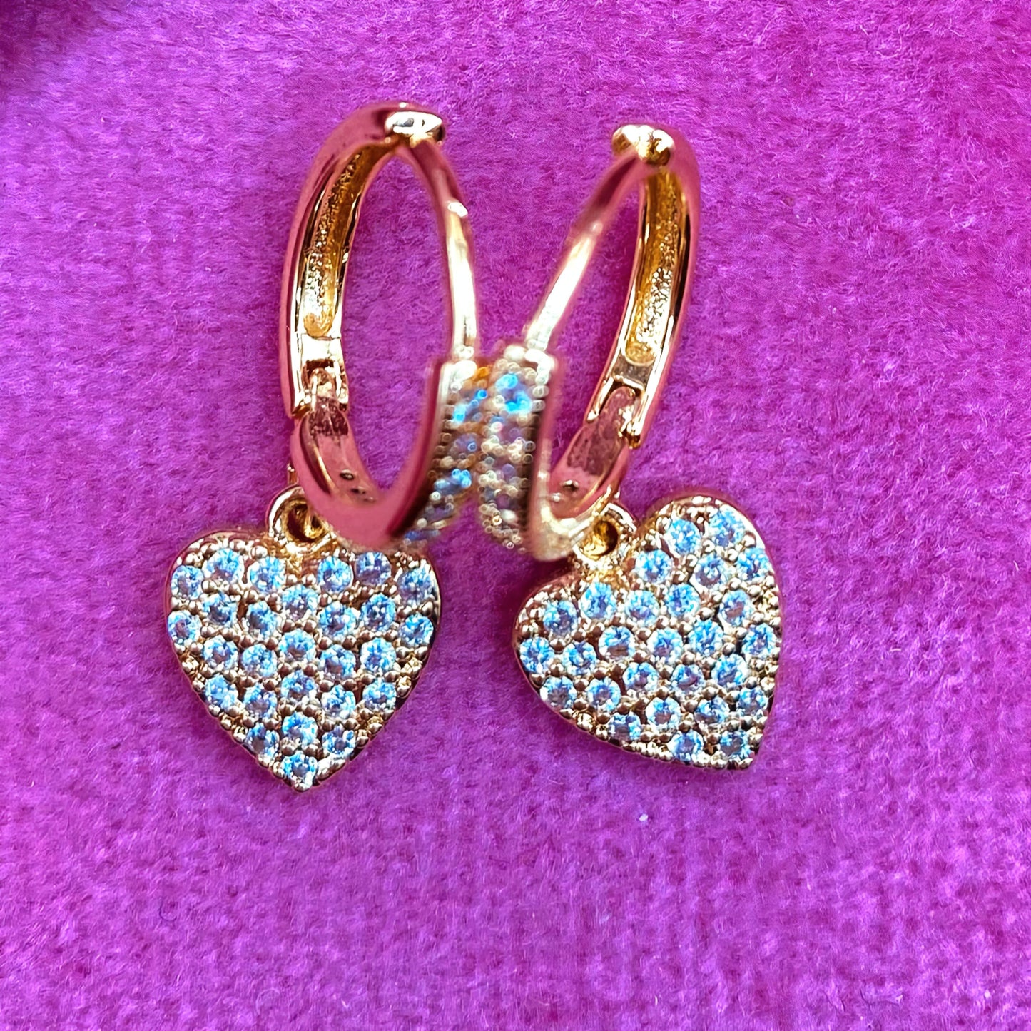 Orecchini Miss Cuoricino Strass