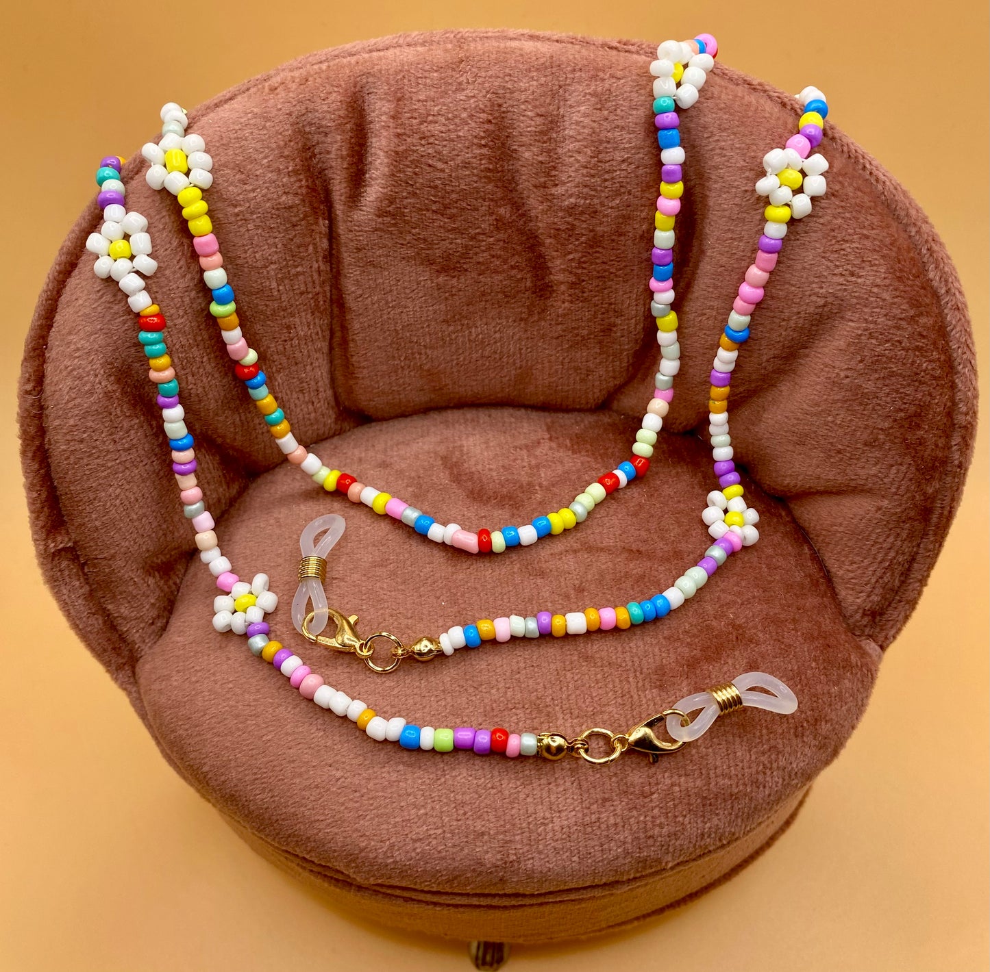 Collana per occhiali fiorellino