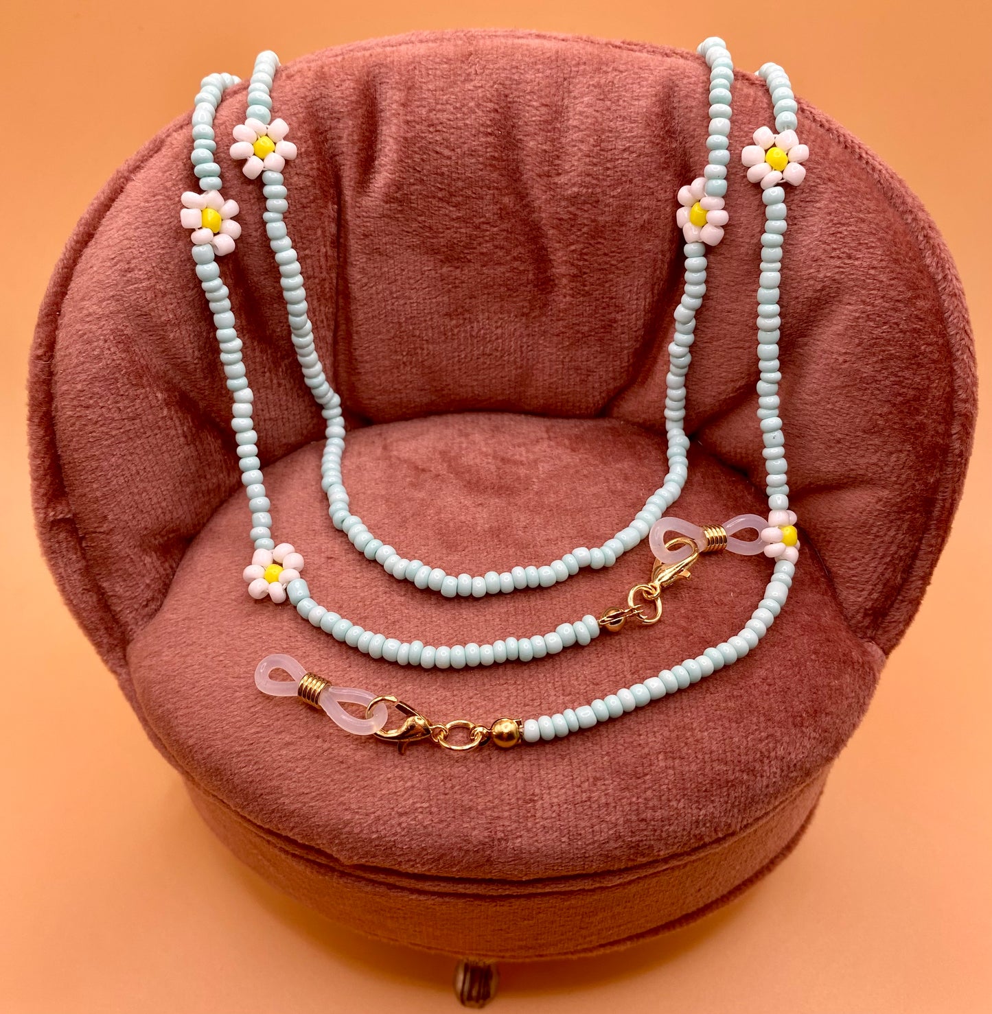 Collana per occhiali fiorellino