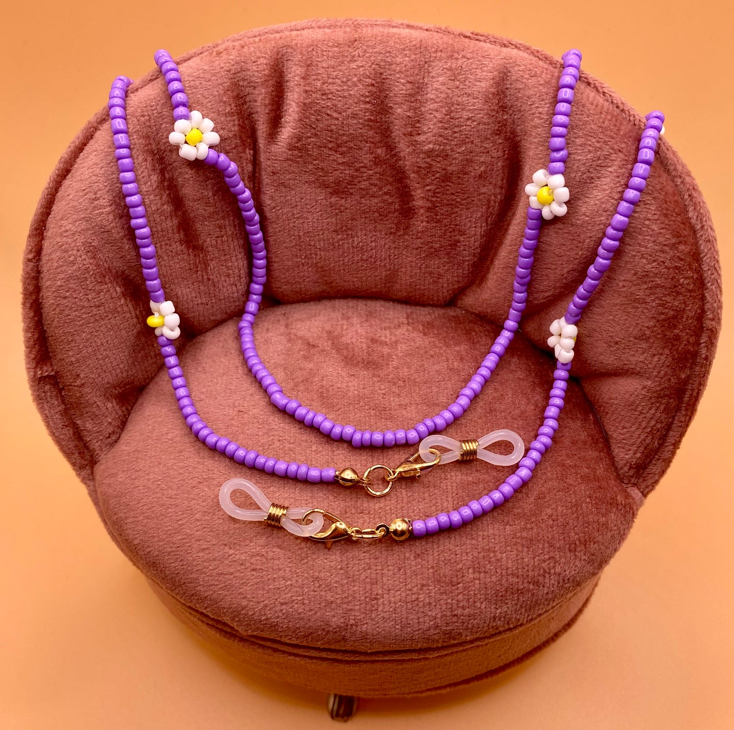 Collana per occhiali fiorellino