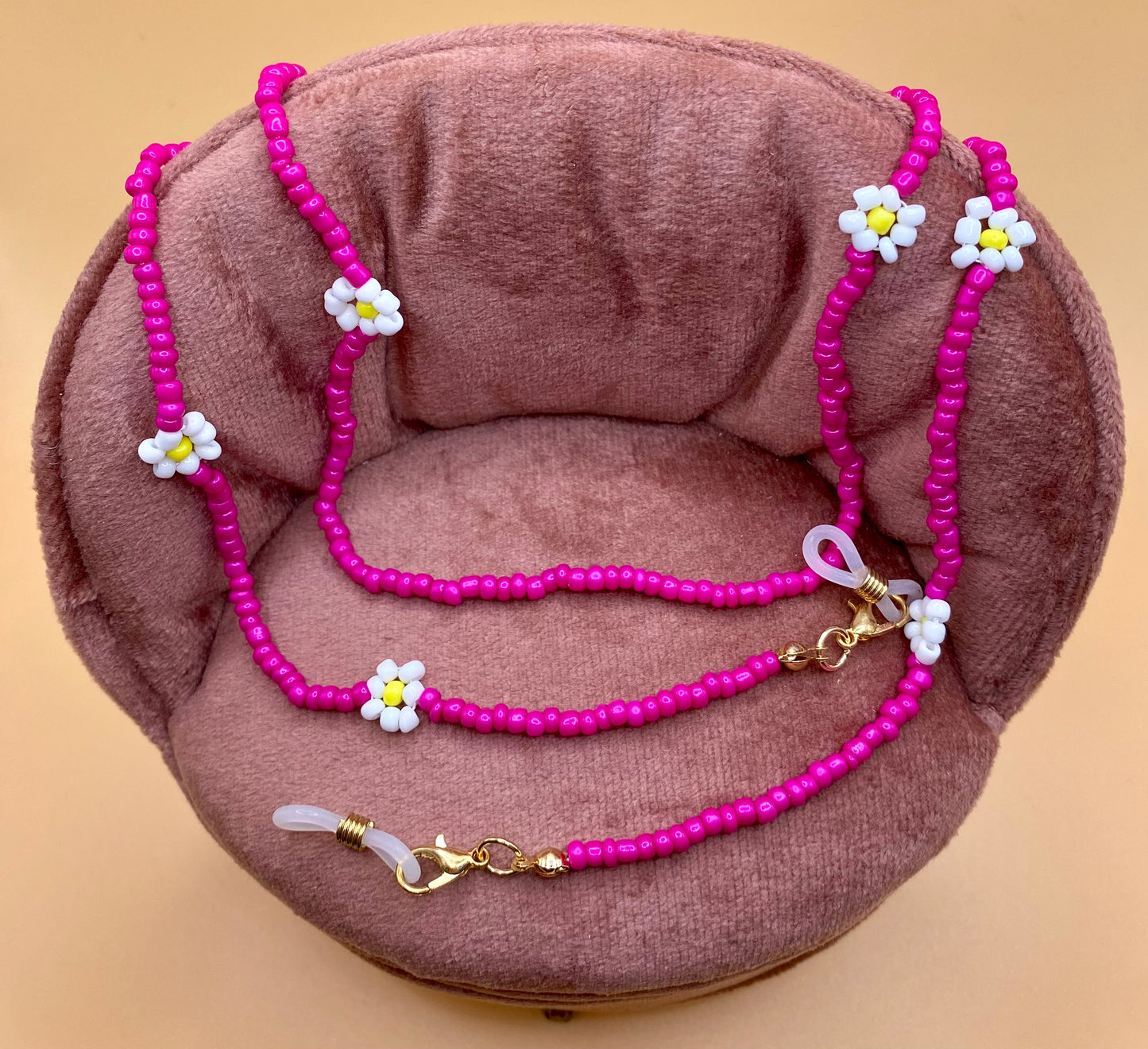 Collana per occhiali fiorellino