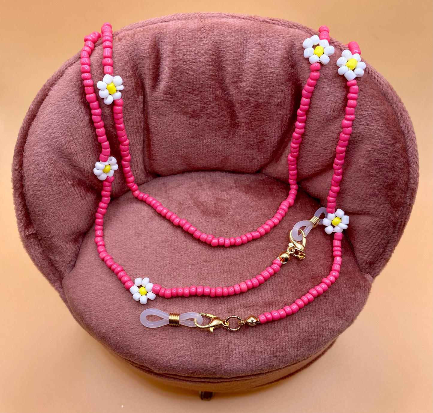 Collana per occhiali fiorellino