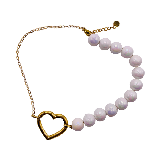 Collana/Chocher Miss Gold Big Heart