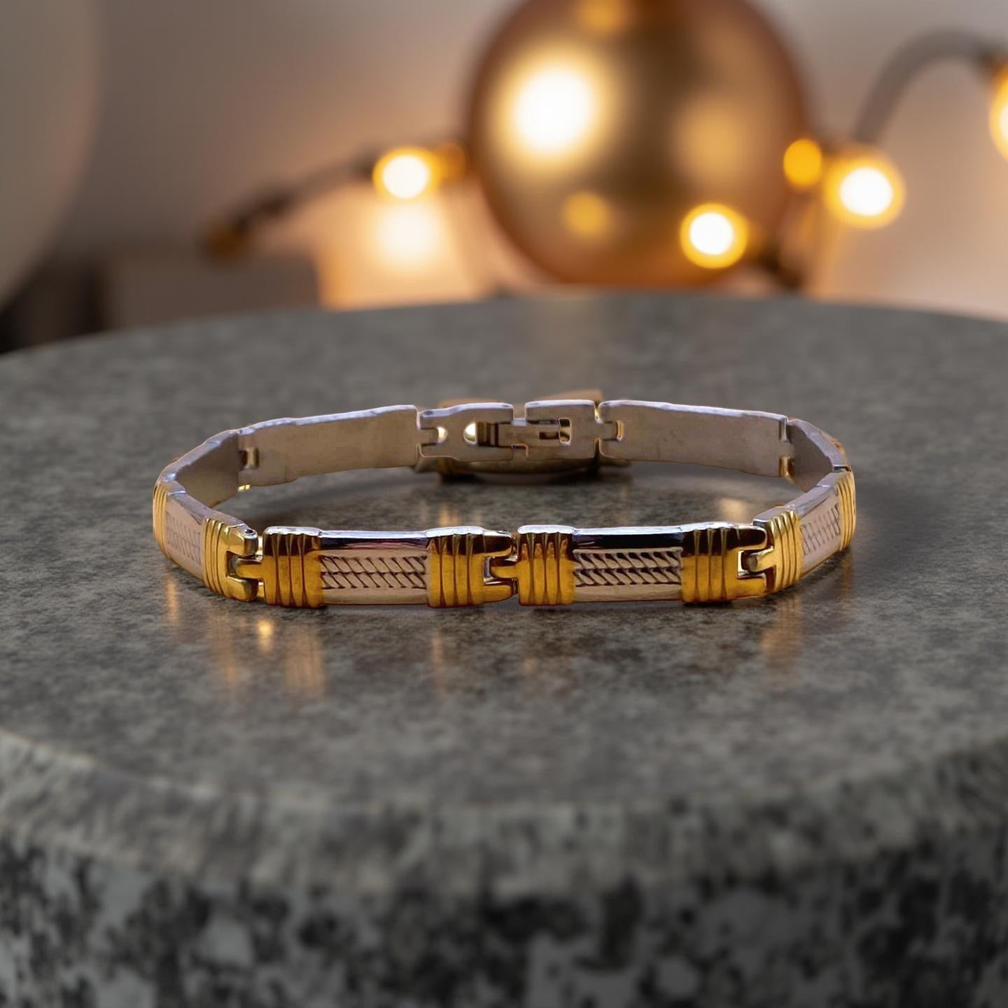 Bracciale Uomo Bicolore