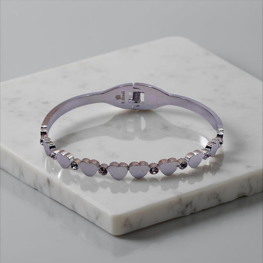 Bracciale rigido Miss Cuore Strass