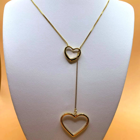 Collana Miss Pendente Double Heart