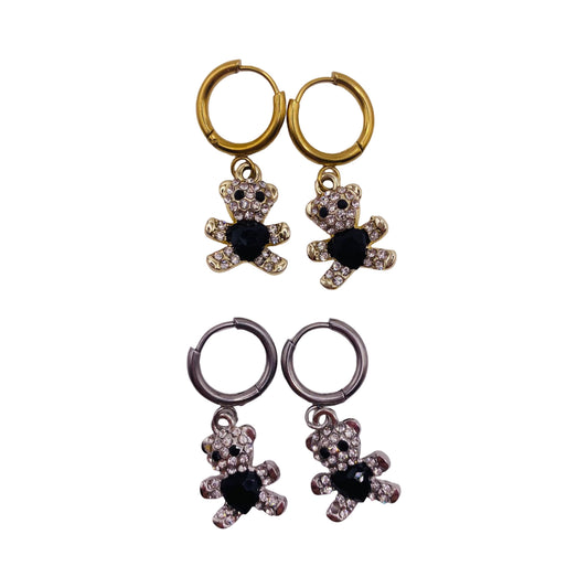 Orecchini Miss Teddy Strass Color