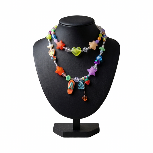 Collana doppia Miss Spiaggia Colorata