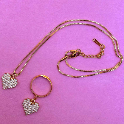 Set Miss Shiny heart