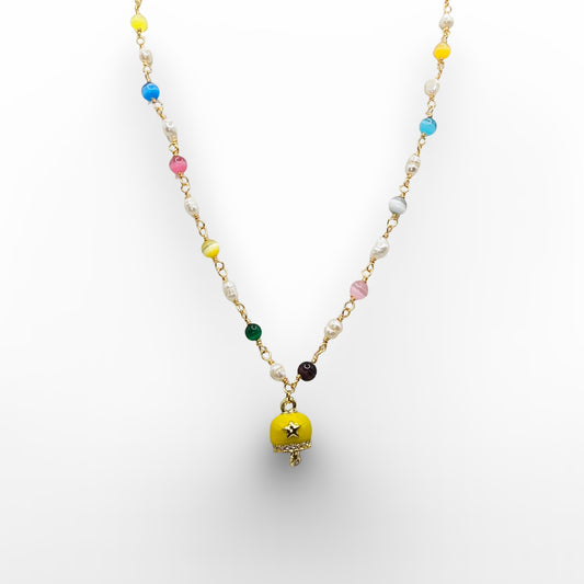Collana Miss Campanella Gialla
