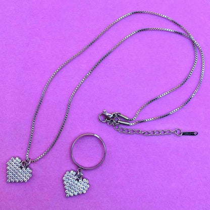 Set Miss Shiny heart