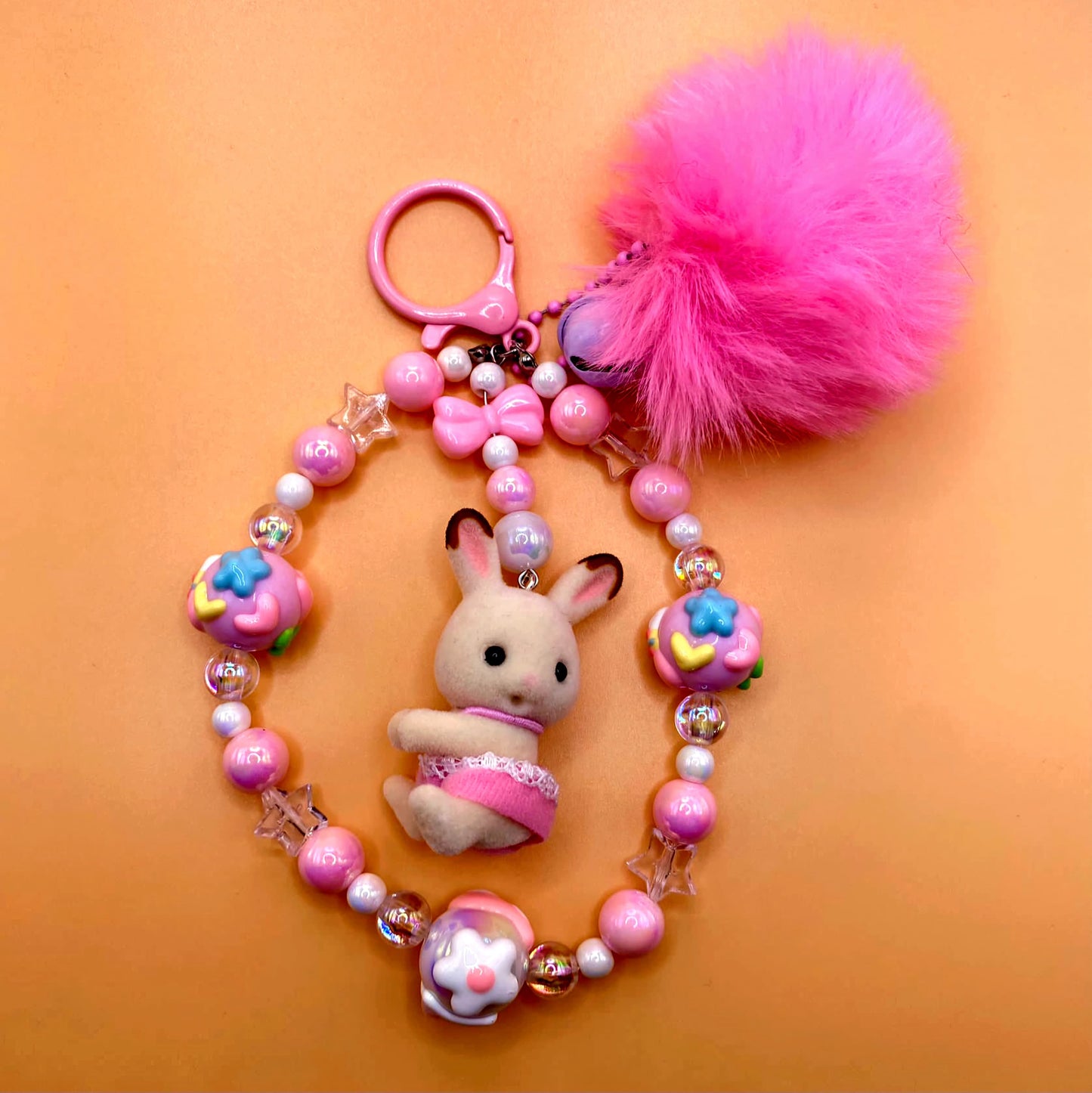 Phone strap/ Portachiavi Miss Coniglietto