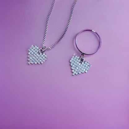 Set Miss Shiny heart