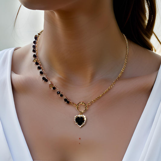 Collana Miss Cuore Nero