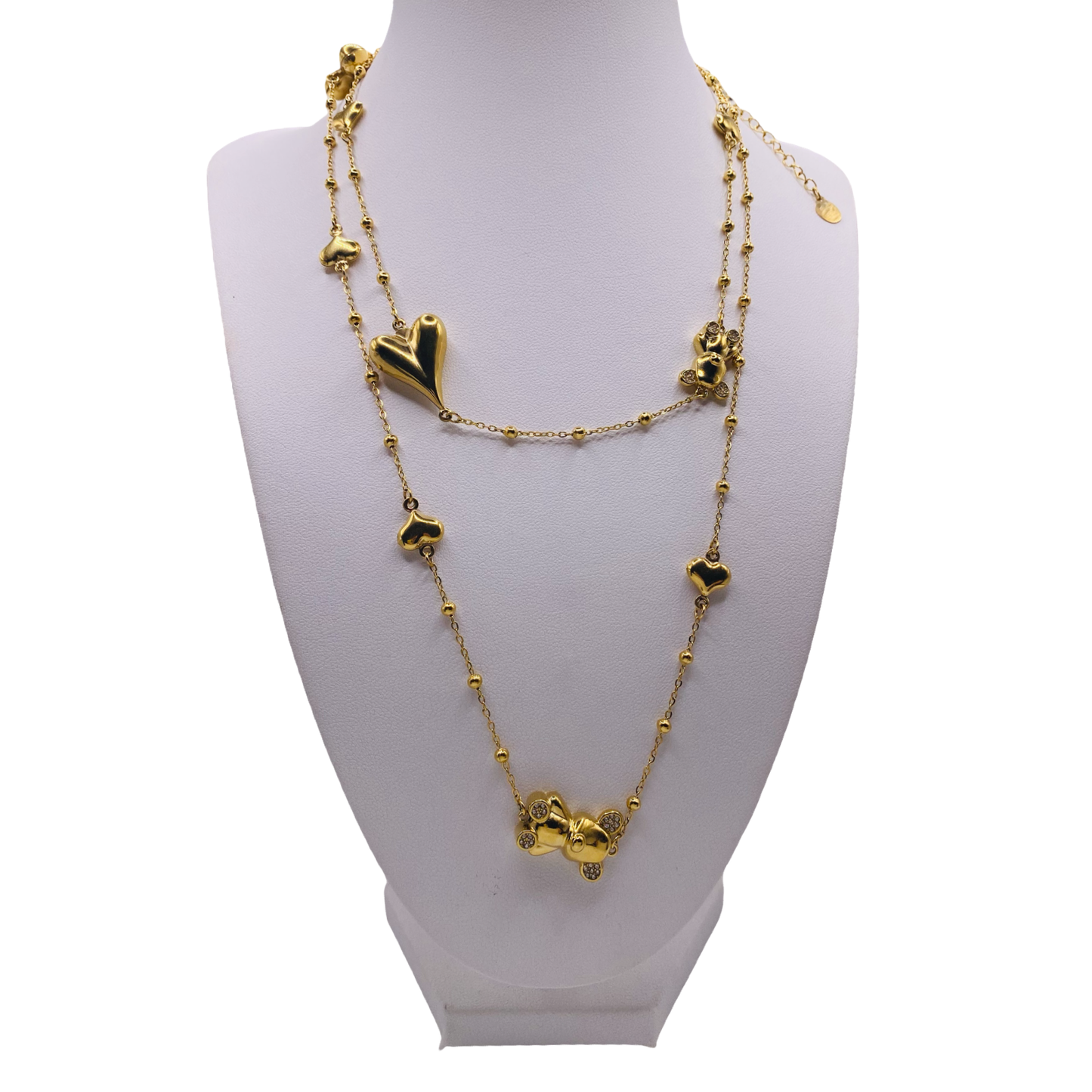 Collana Miss Teddy e Cuore Mix