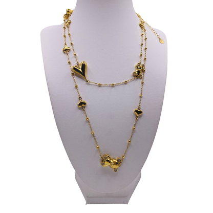 Collana Miss Teddy e Cuore Mix