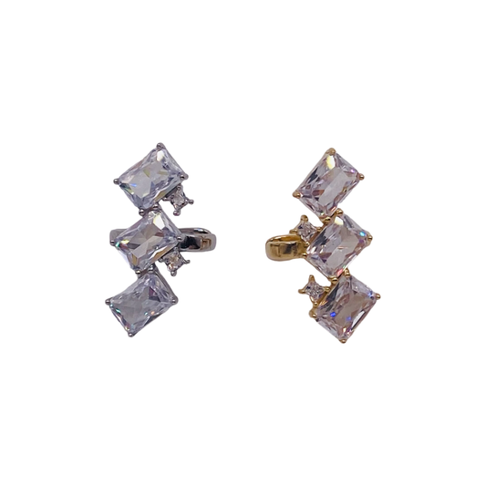 Earcuff Miss Diamante Tris