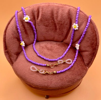 Collana per occhiali fiorellino
