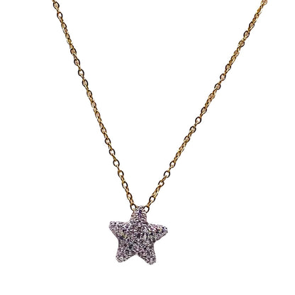 Collana Miss Stella Strass Bicolore (con cursore)