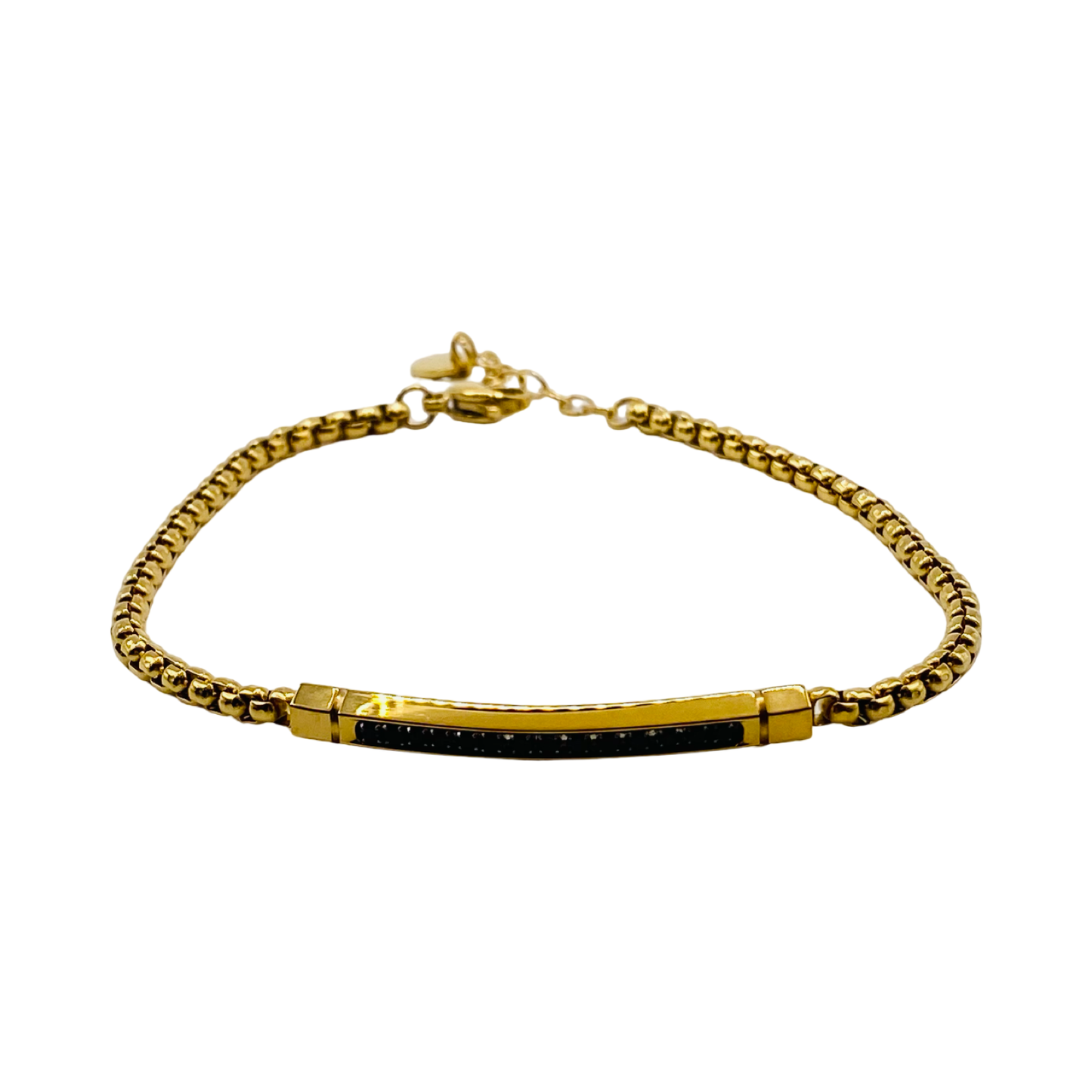 Bracciale Uomo Black Strass