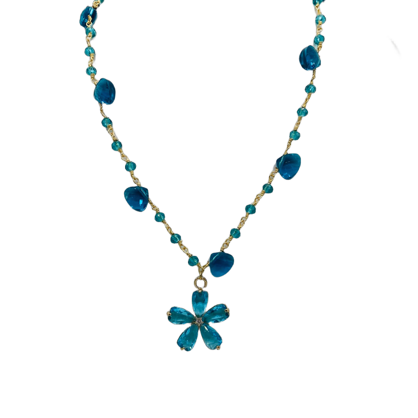 Set Miss Spring Glass Azzurro
