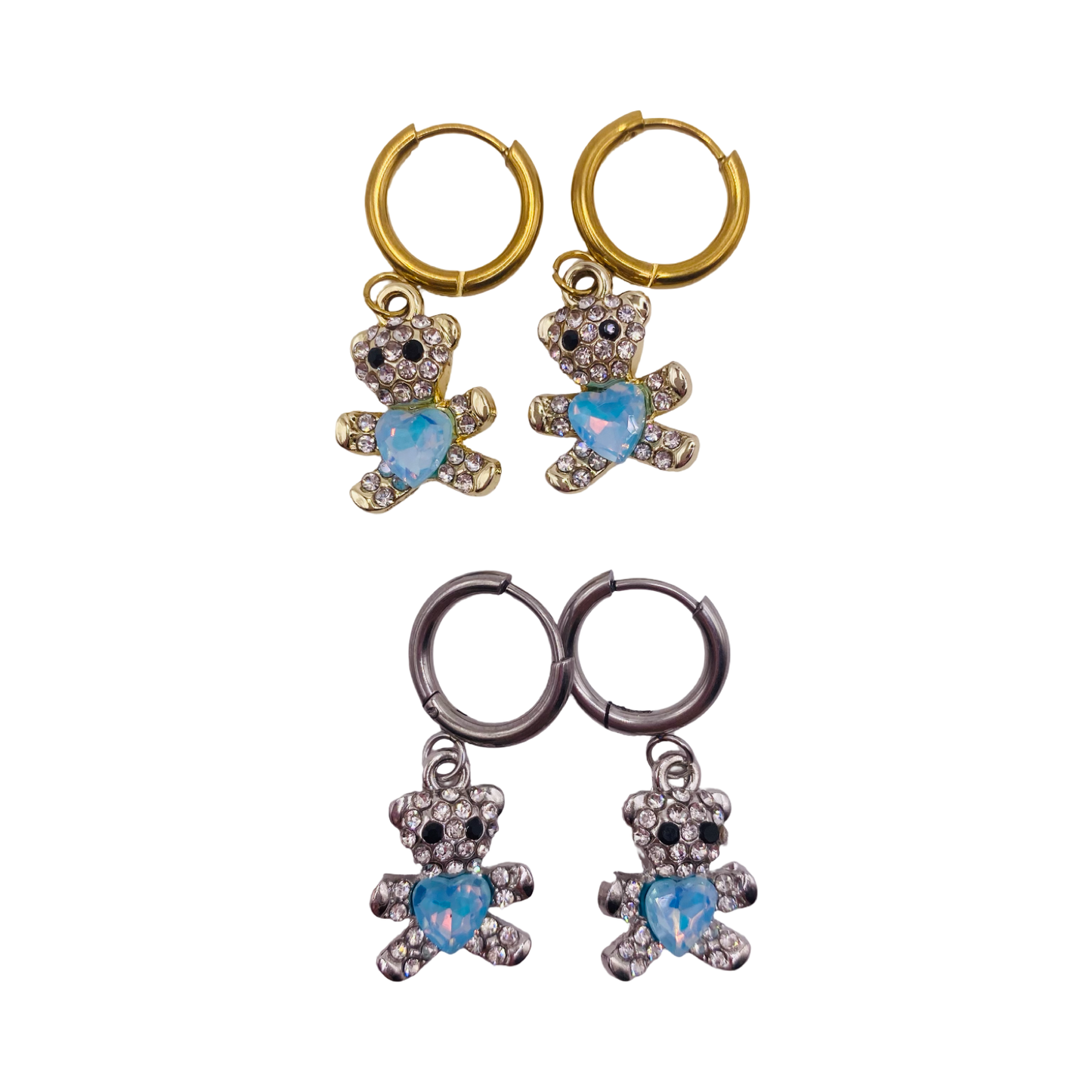 Orecchini Miss Teddy Strass Color