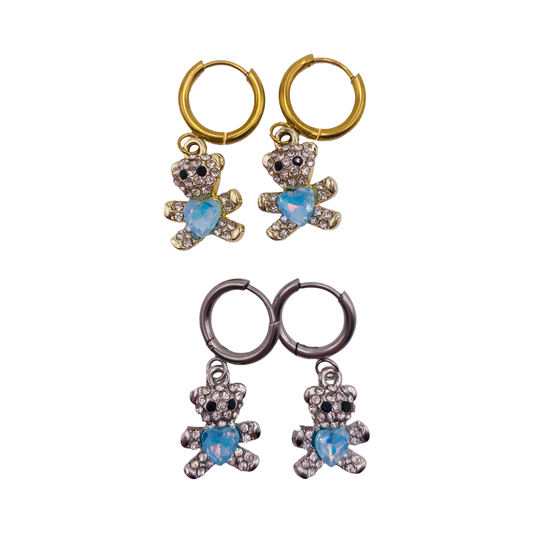 Orecchini Miss Teddy Strass Color