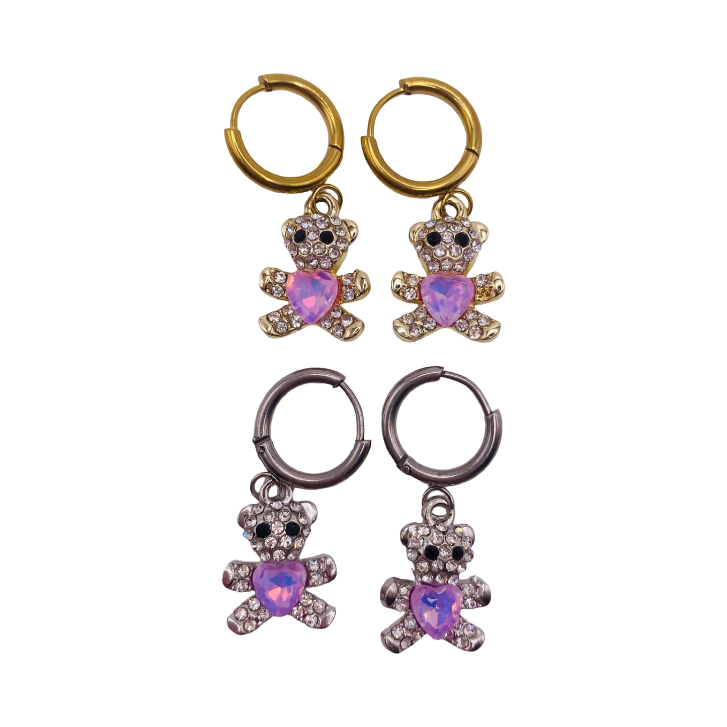 Orecchini Miss Teddy Strass Color