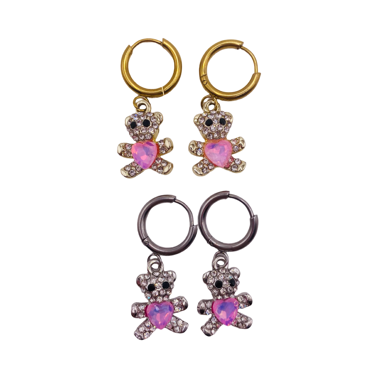 Orecchini Miss Teddy Strass Color