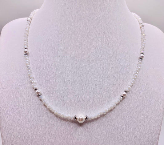 Collana Miss Perlina Silver