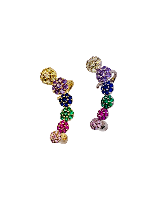 Orecchino Mono Miss Multicolor Flower