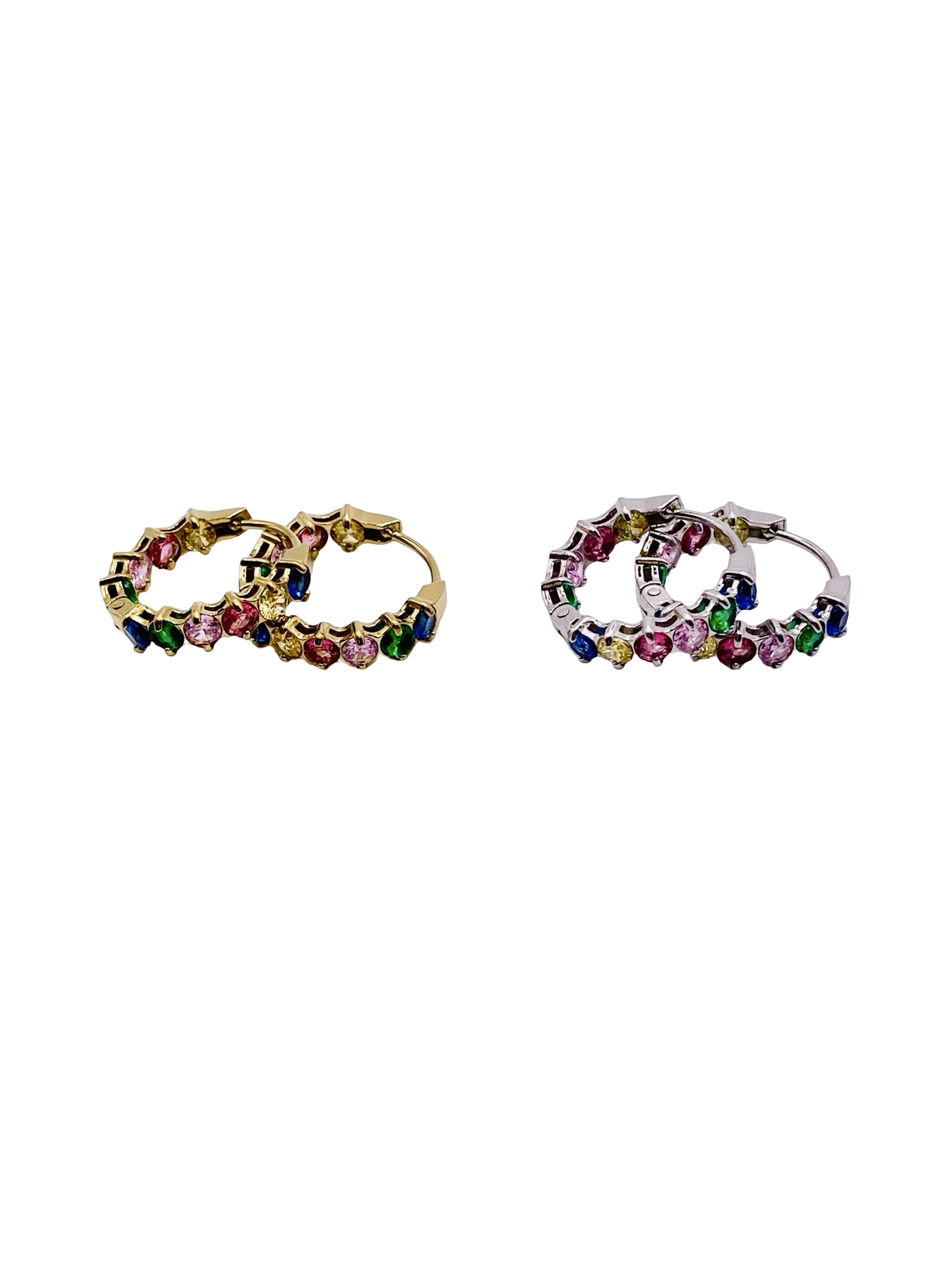 Orecchini Miss Cerchietto Color Strass