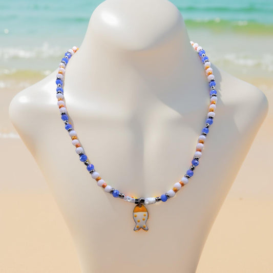 Collana Miss Orange Fish