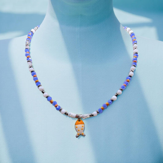Collana Miss Orange Fish