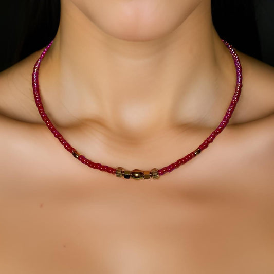 Collana Choker Miss Purple