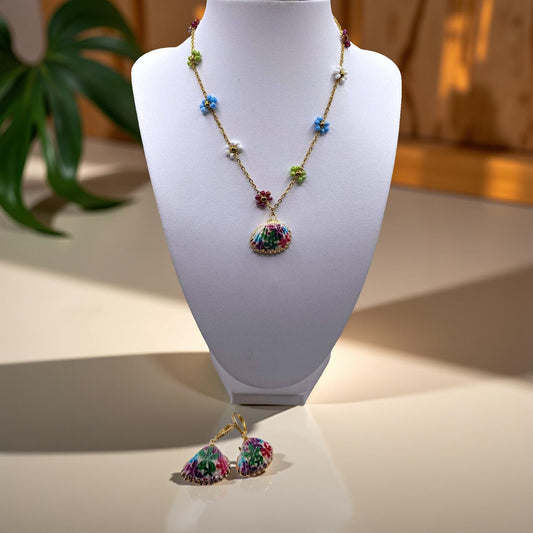 Set Miss Conchiglia con Fiori